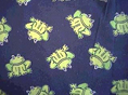 Blue Frog Fabric