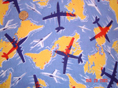 Planes Over Americas Fabric