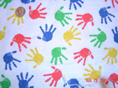 Primary Hands Fabric